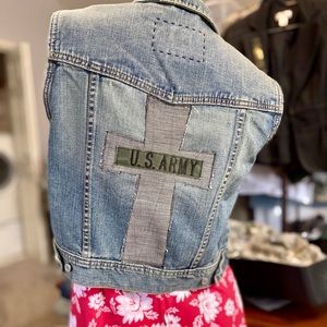 Jean Vest - Wearable Gratitude™ Refashioned WMS LG